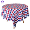 TP12 100% cotton grid table cloth-square/round.