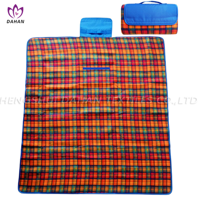  7026 Picnic blanket waterproof picnic mat with printing.