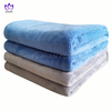 BK28 Solid color microfiber coral fleece blanket. 