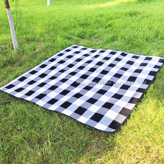 Yarn-dyed waterproof picnic mat Outdoor picnic blanket made in China. PC49