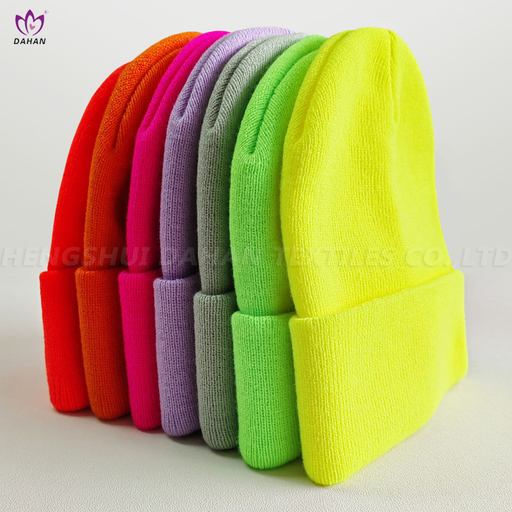 100% Acrylic knitting hat.