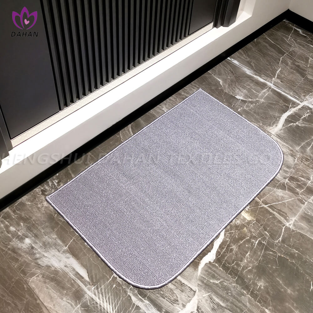 Solid color ground mat kitchen mat.