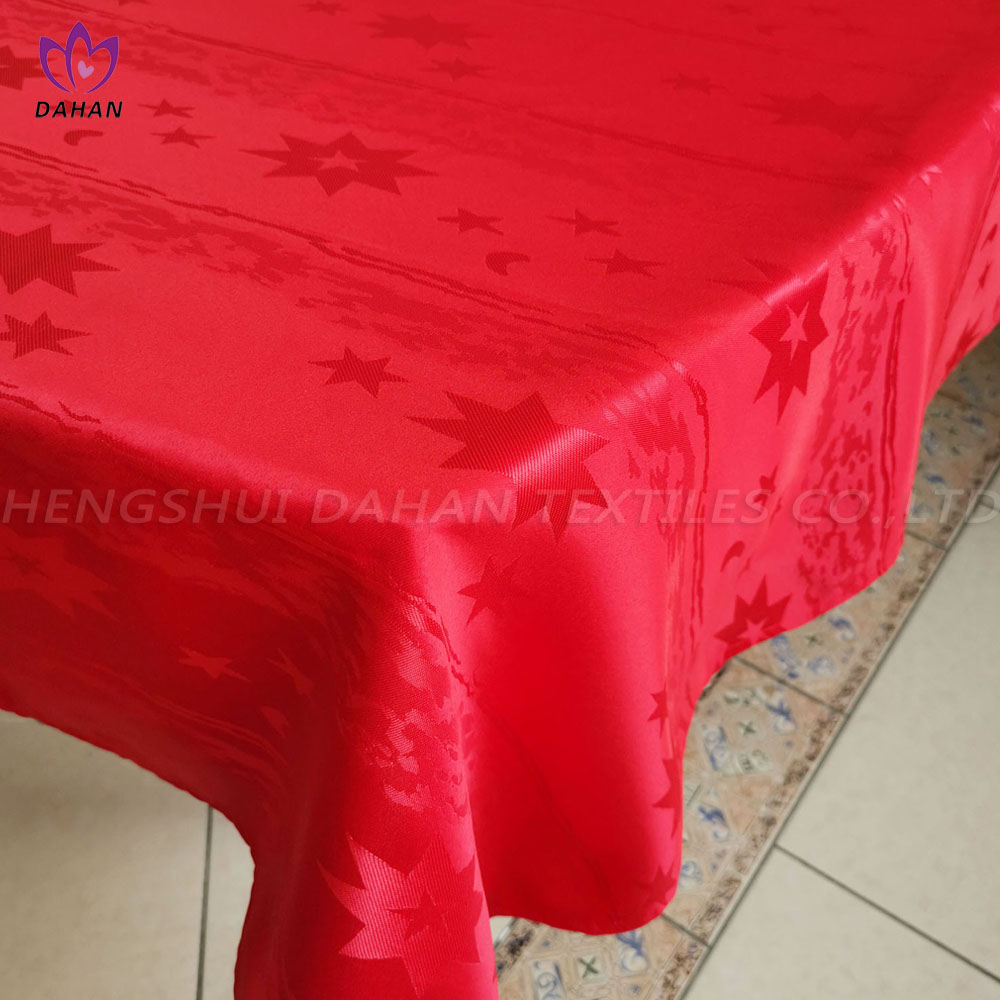 TP26 Christmas jacquard table cloth.
