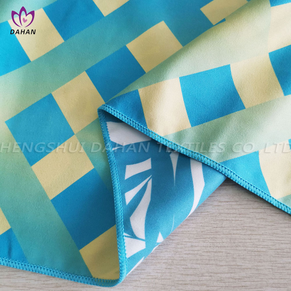 MS45 Suede towel double - sided printing. 