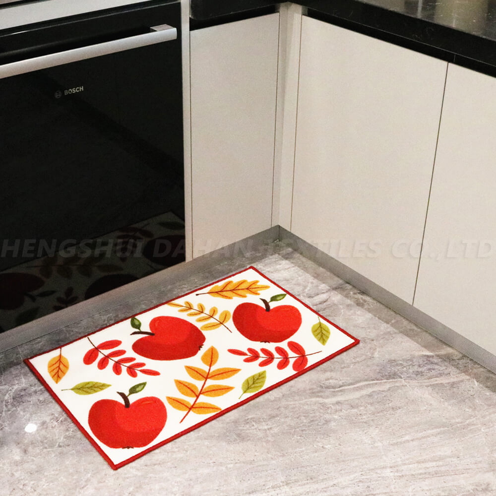 Waterproof printing ground mat kitchen mat.