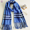 100% Acrylic plaid scarf.