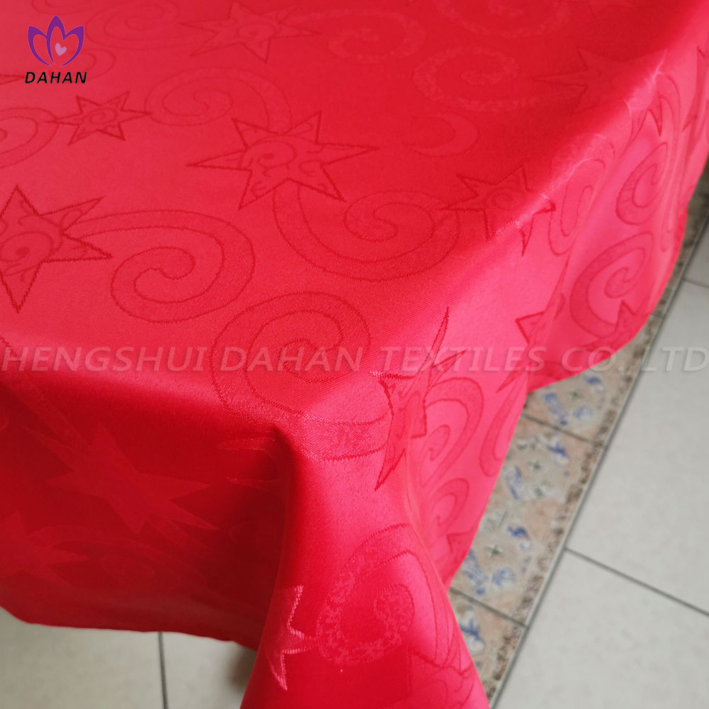 TP26 Christmas jacquard table cloth.