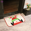Christmas printing ground mat kitchen mat.