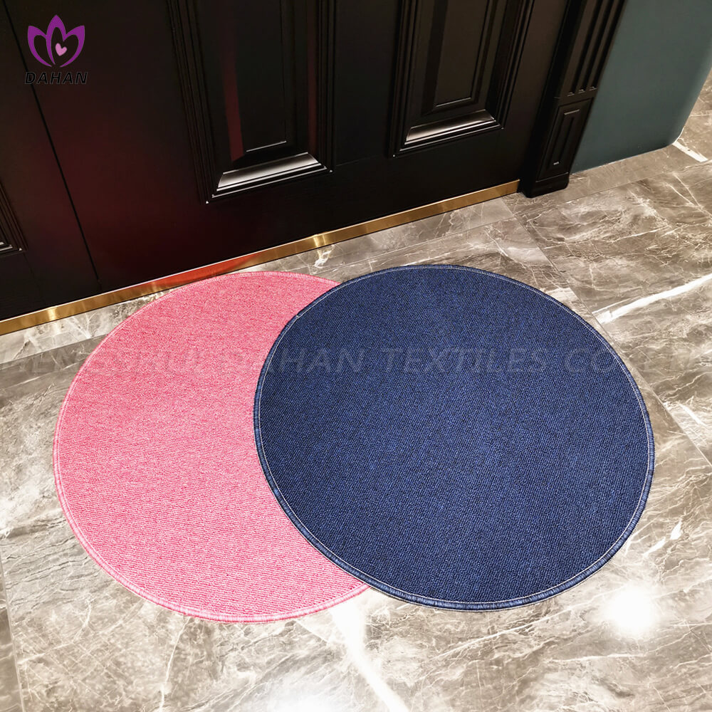 DHMF35 Solid color round ground mat.