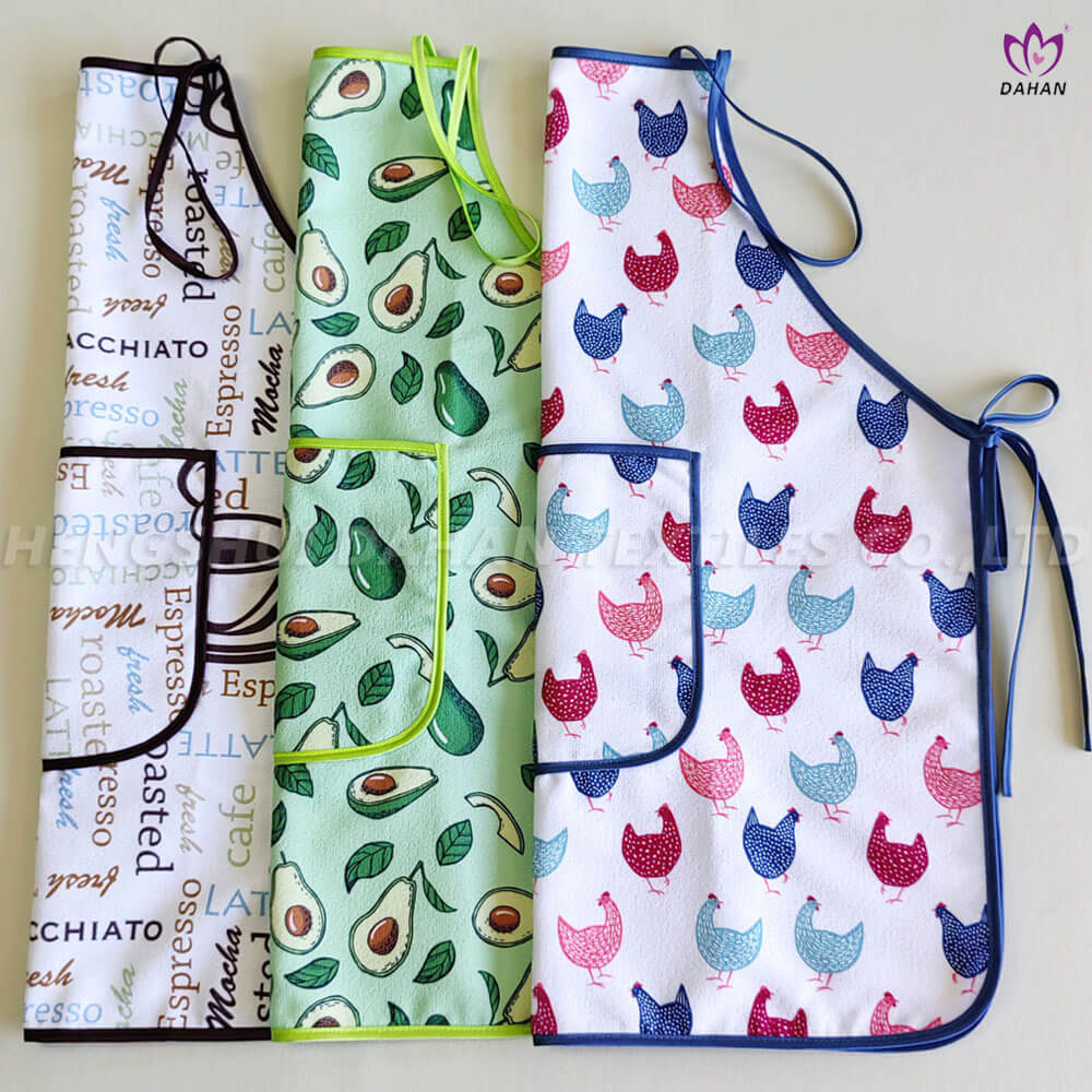 100% Polyester printing apron.