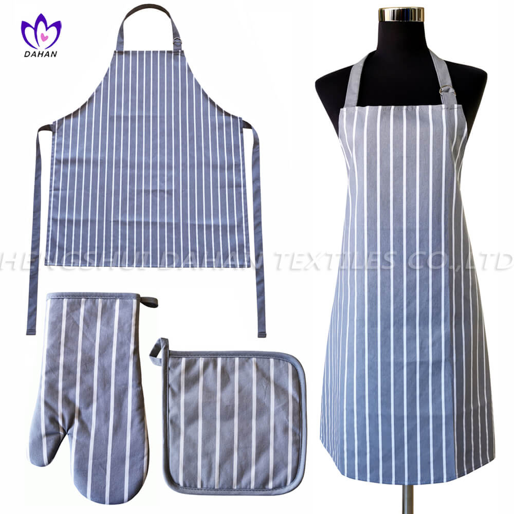 10491 Printing Apron+Glove+Pot holder 3-pack .