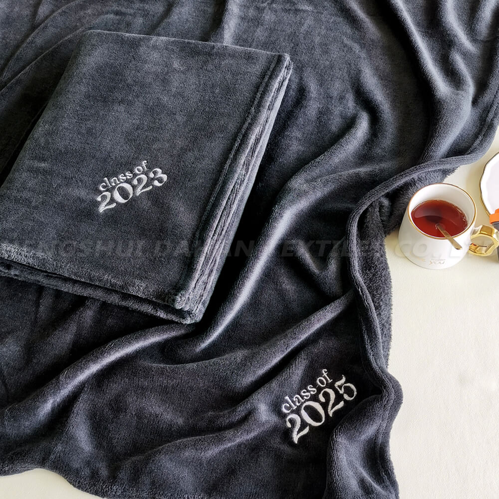 Coral fleece embroidered blanket. Buy blanket, coral fleece blanket, embroidered blanket