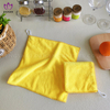 Solid color coral fleece​ kitchen towel.