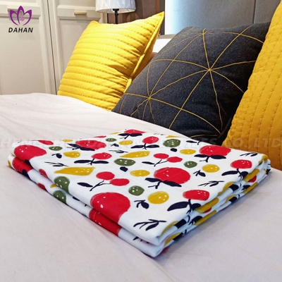 CT91 100%Cotton printing baby blanket.