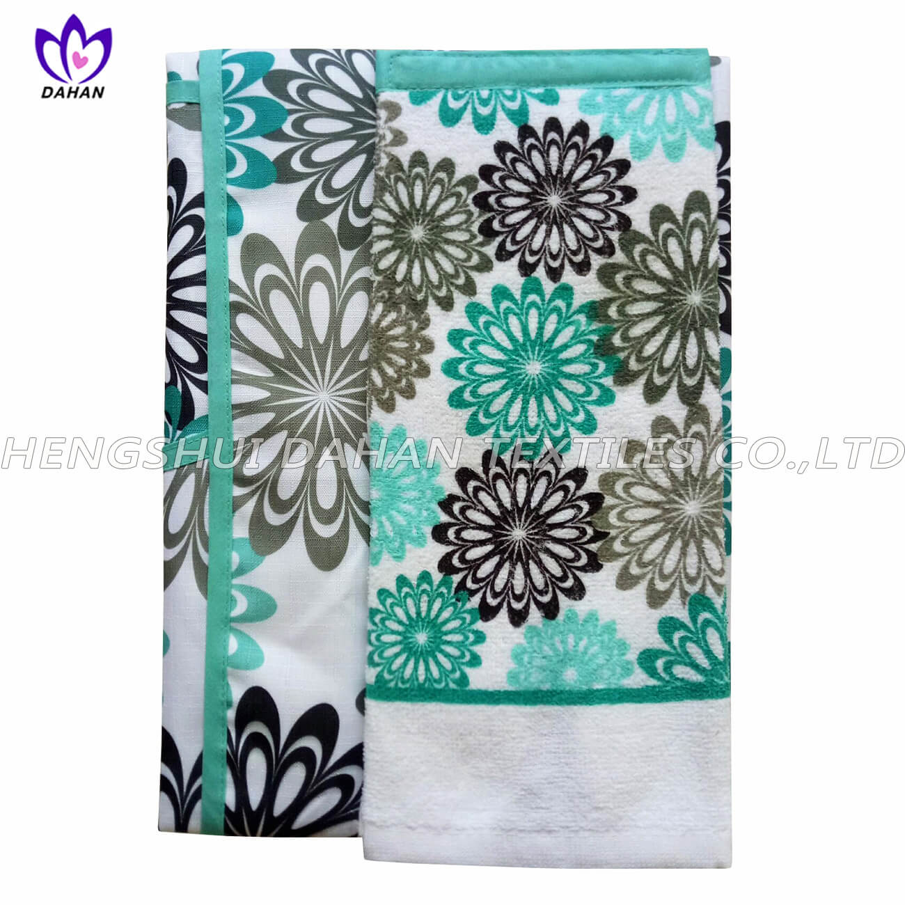 635 100% Polyester printing apron with towel.